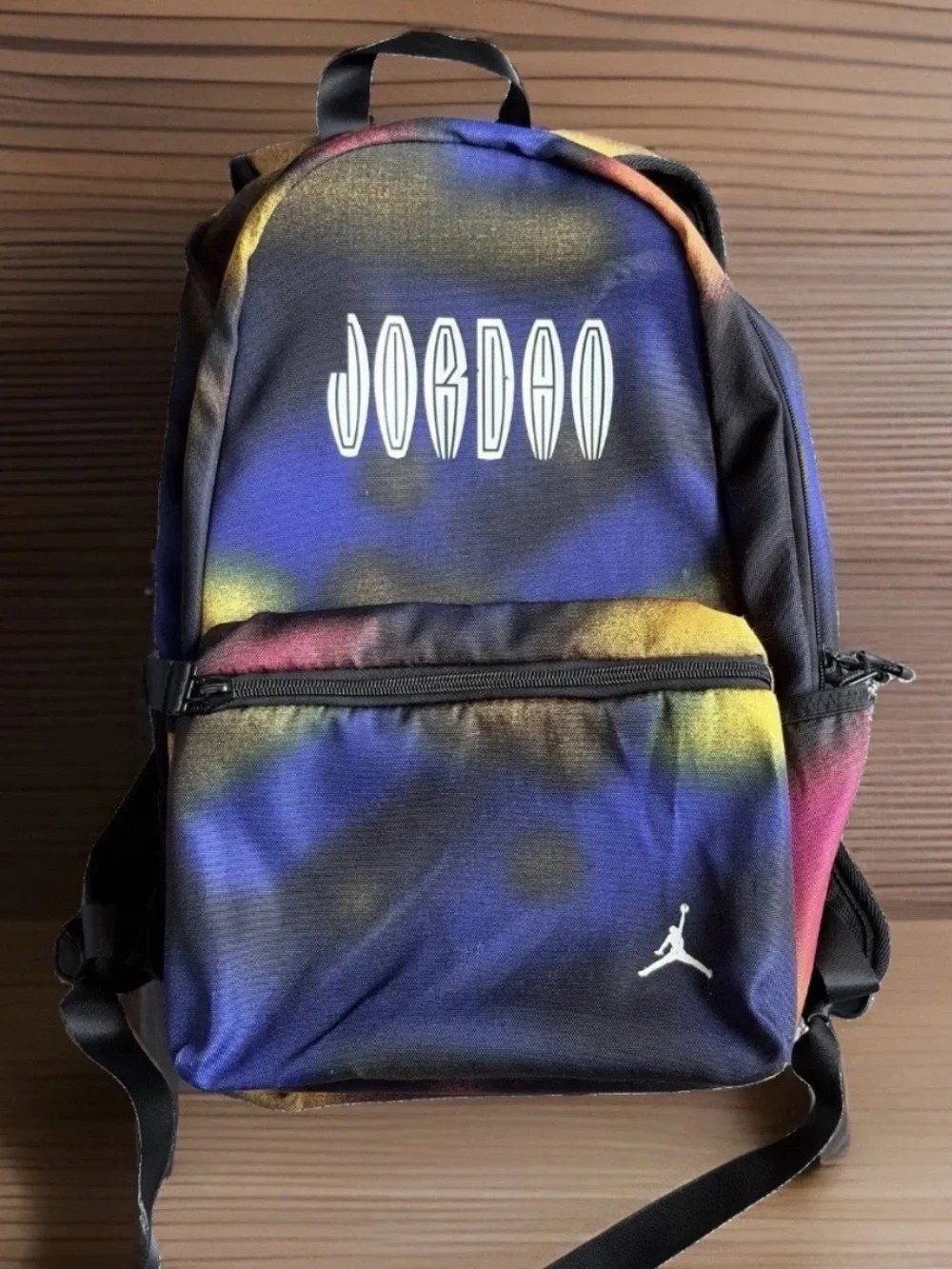 NIKE Backpack JORDAN MVP Multicolored Gradient Jumpman Nylon 13